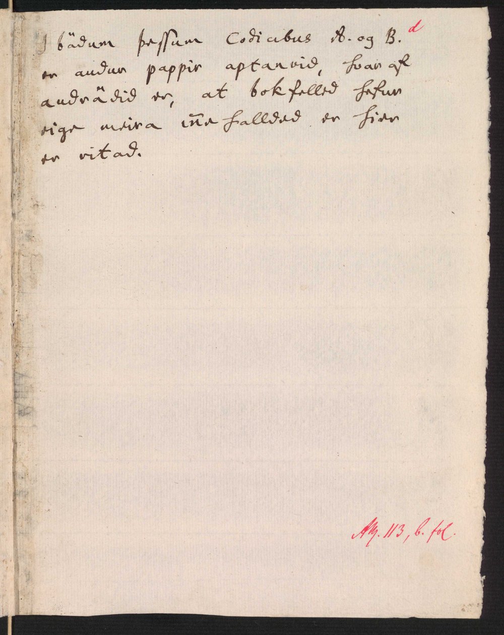 Kopie des Íslendingabók von Jón Erlendsson, aufbewahrt im Árni Magnússon Institut (Seite 13/38) von Jón Erlendsson