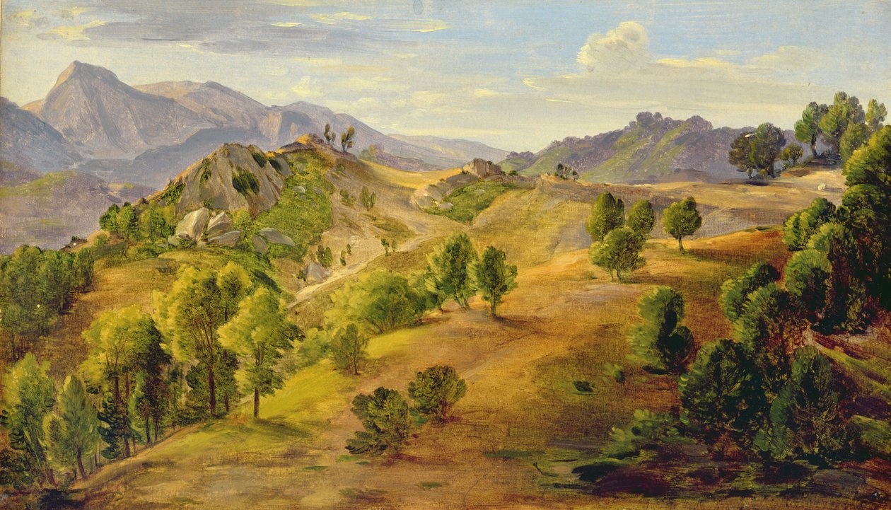 Die Serpentara in Olevano, ca. 1824 von Joachim Faber