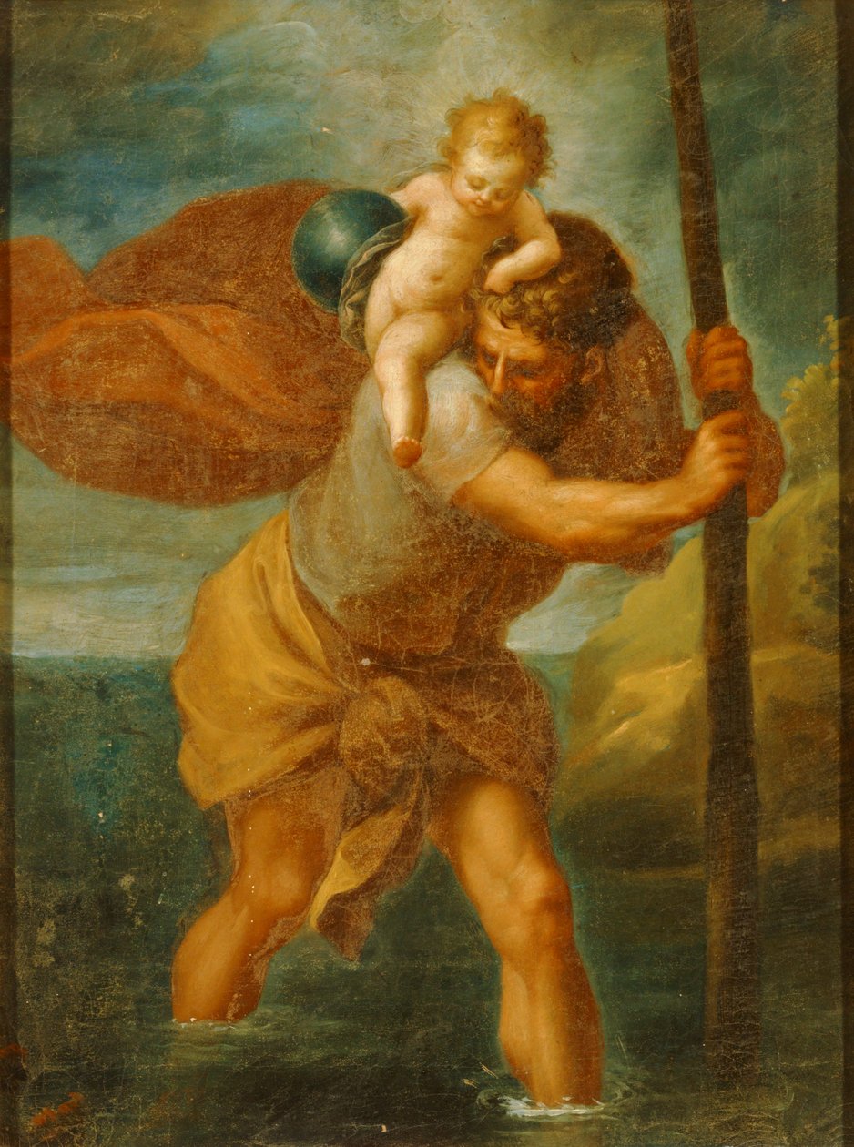 Heiliger Christophorus von Joachim Patenier or Patinir