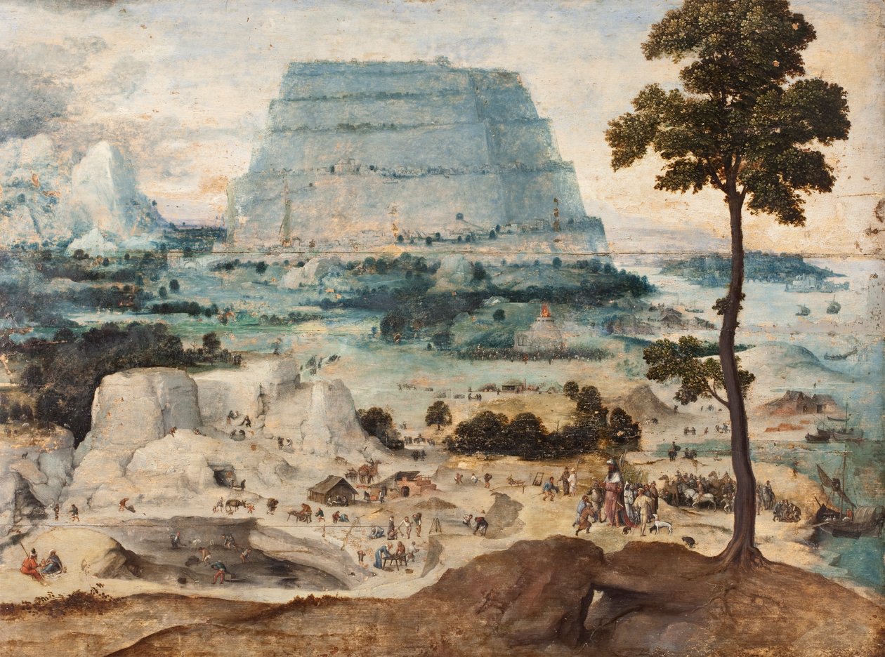 Der Bau des Turms von Babel von Joachim Patinir