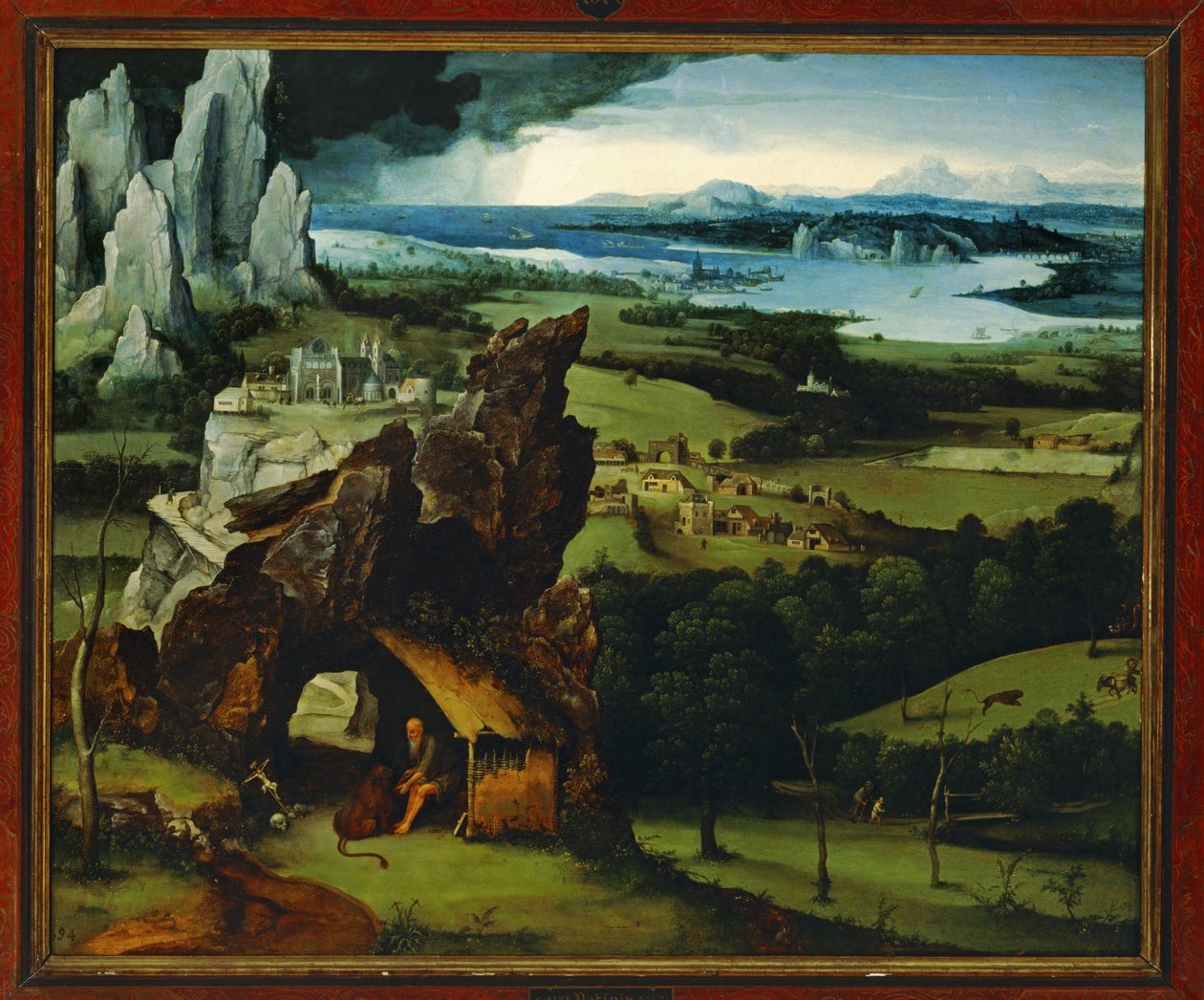 Landschaft mit dem Heiligen Hieronymus von Joachim Patinir