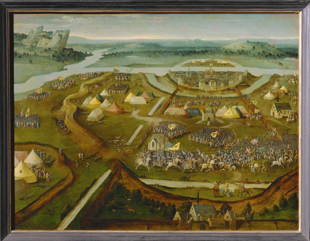 Die Schlacht von Pavia von Joachim Patinir