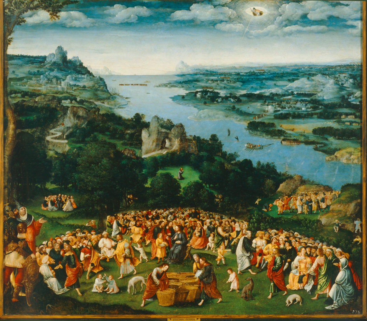Die Brotvermehrung von Joachim Patinir