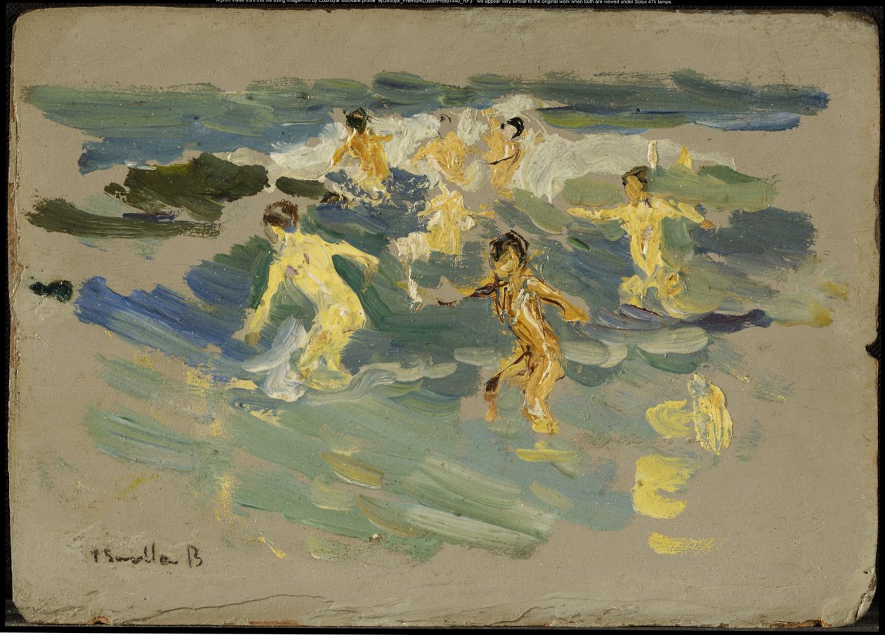 Strand von Valencia, um 1904 von Joaquín Sorolla