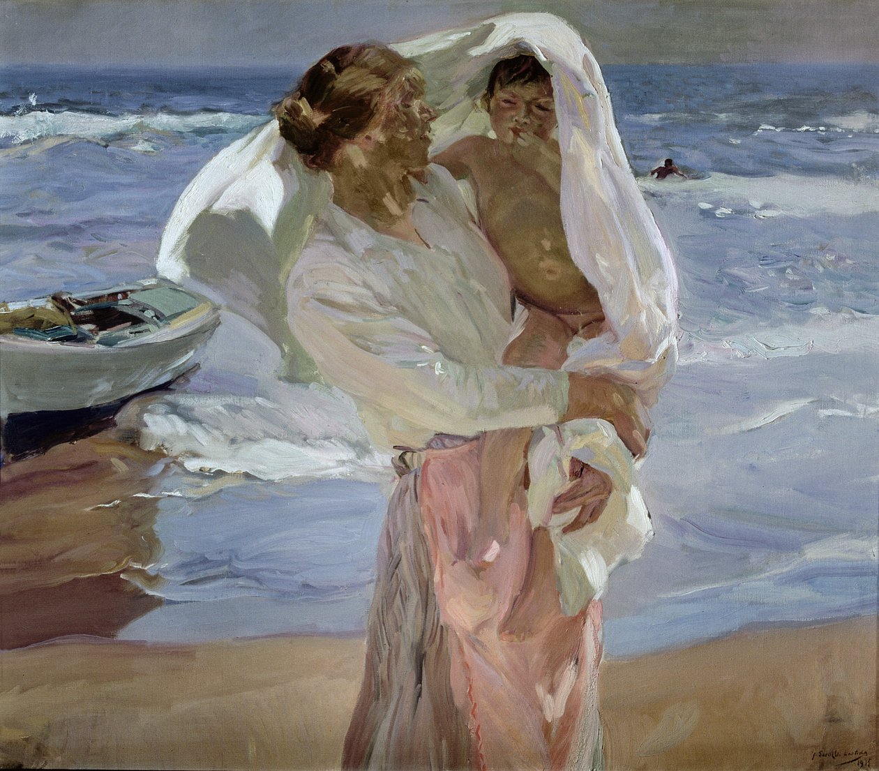 Gerade aus dem Meer von Joaquin Sorolla y Bastida