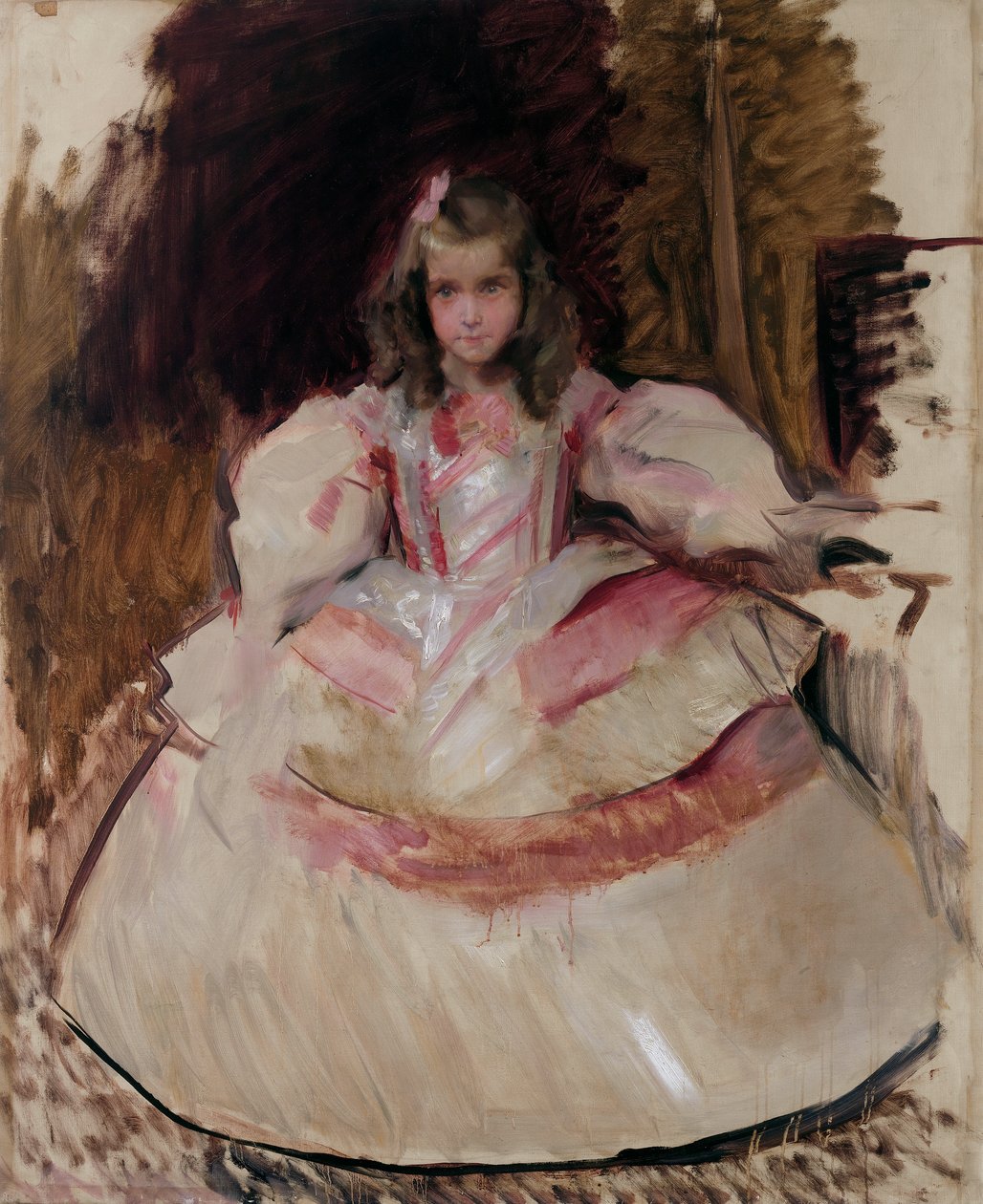 Das Mädchen María Figueroa als Menina von Joaquín Sorolla