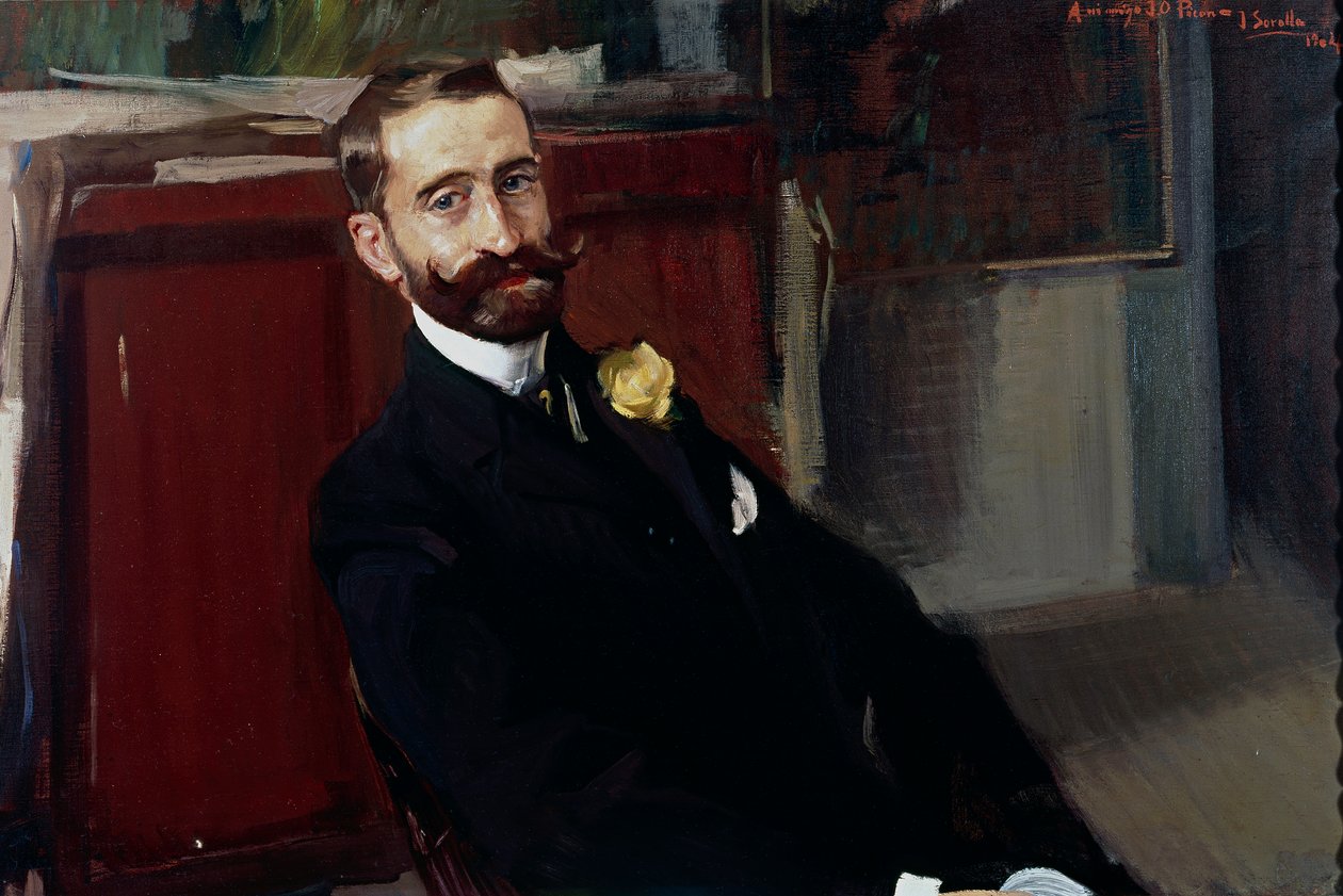 Porträt von Jacinto Felipe Picón y Pardiñas von Joaquín Sorolla
