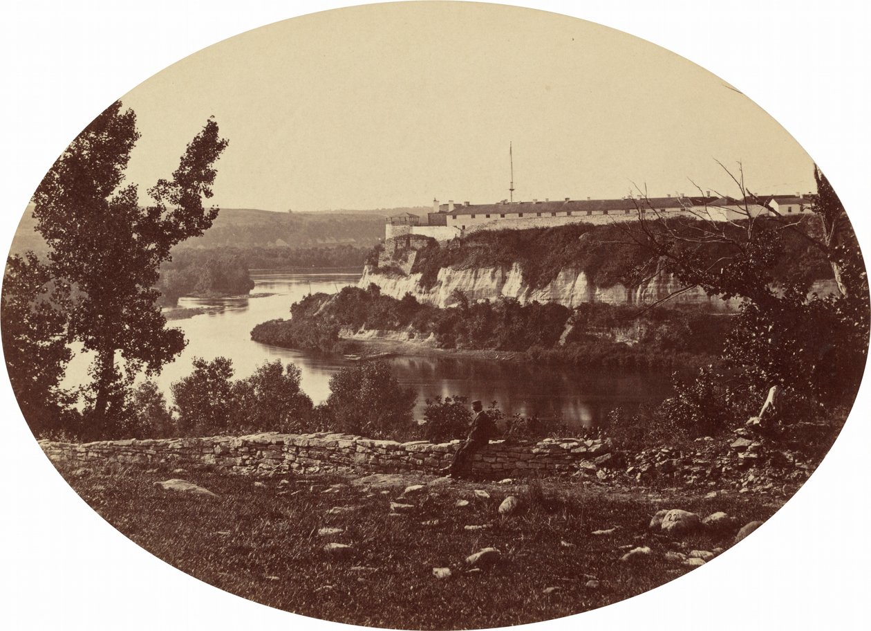 Fort Snelling, um 1865 von Joel Emmons Whitney