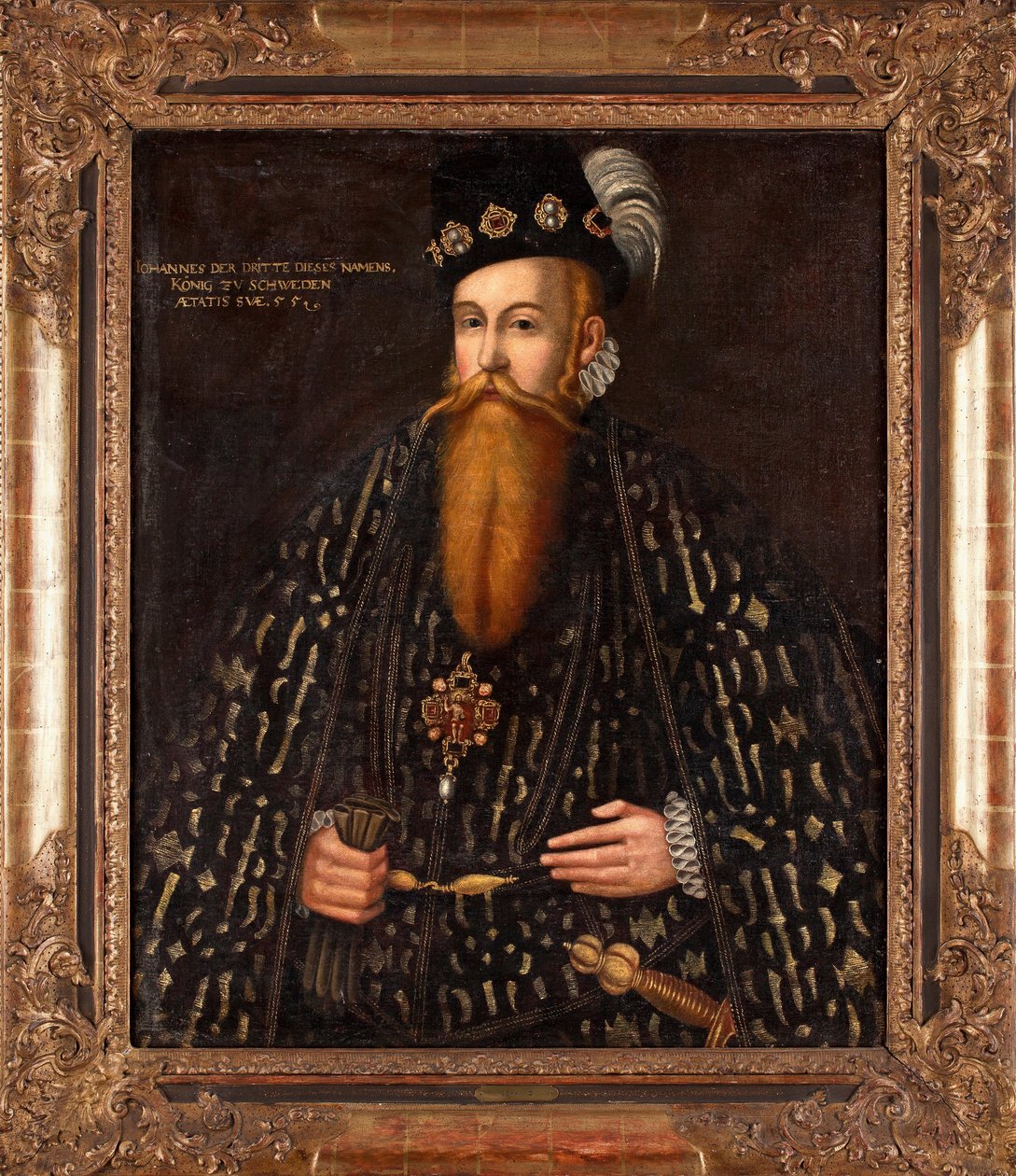 König Johann III. von Schweden von Johan Baptista van (active 1562 1597) Uther