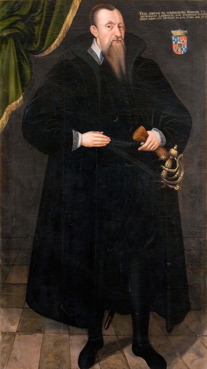 Per Brahe der Ältere 1520-1590, ca. 1581 von Johan Baptista van Uther