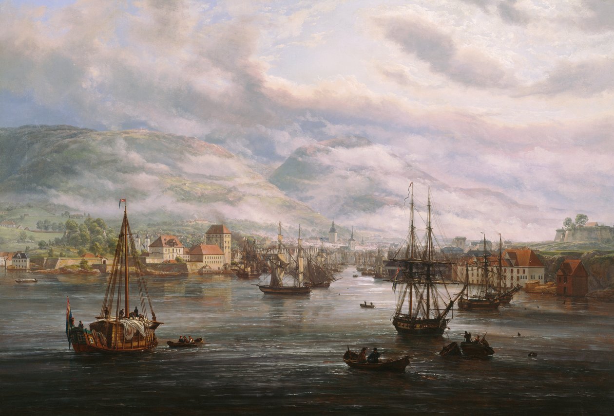 Bucht von Bergen von Johan Christian Dahl