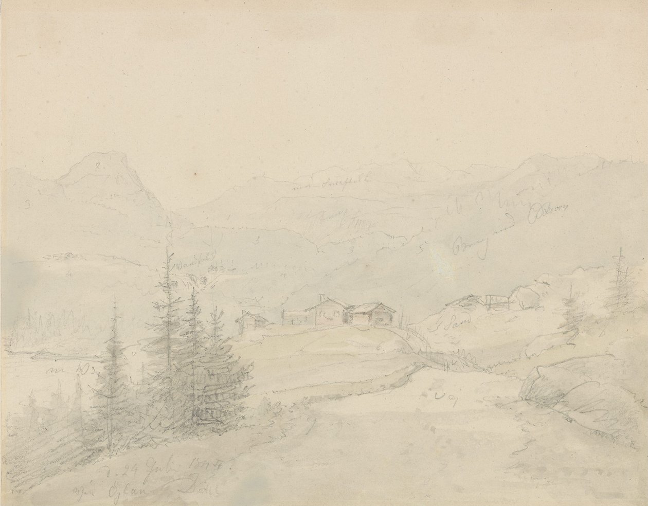Aus Øylo in Valdres von Johan Christian Dahl