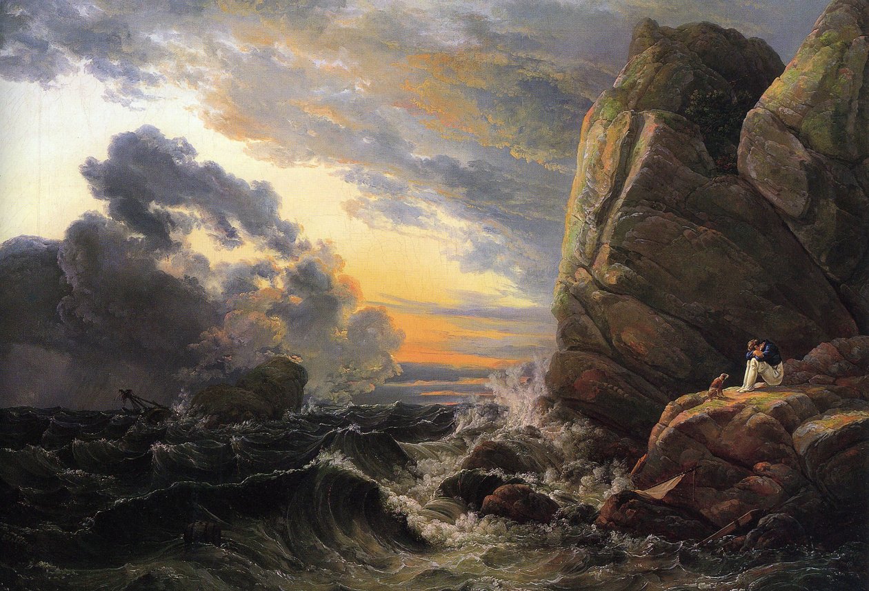 Morgen nach einer stürmischen Nacht von Johan Christian Dahl
