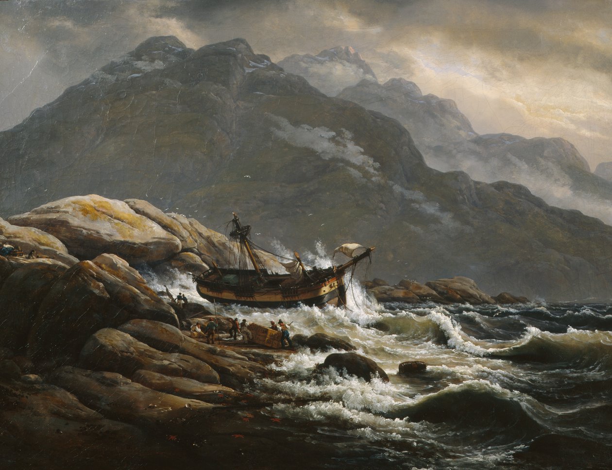 Schiffswrack von Johan Christian Dahl