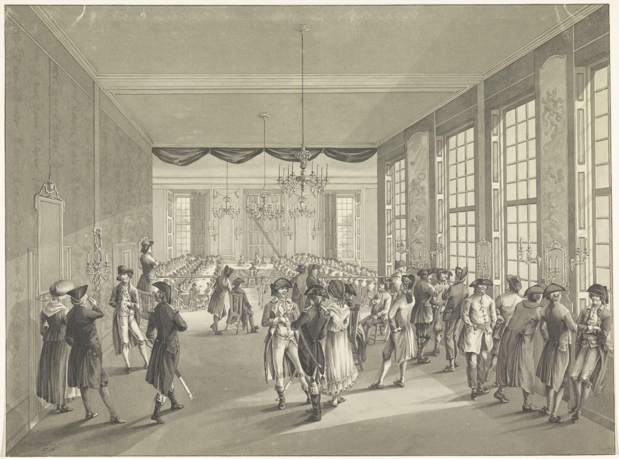 Allgemeine Zentrale Versammlung in Den Haag, 1795 von Johan Daniël de Gijselaar
