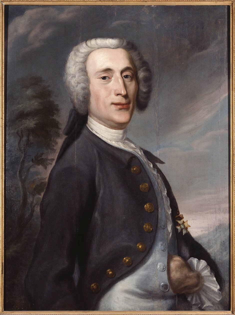 Porträt von Olof von Dalin von Johan Joachim Streng