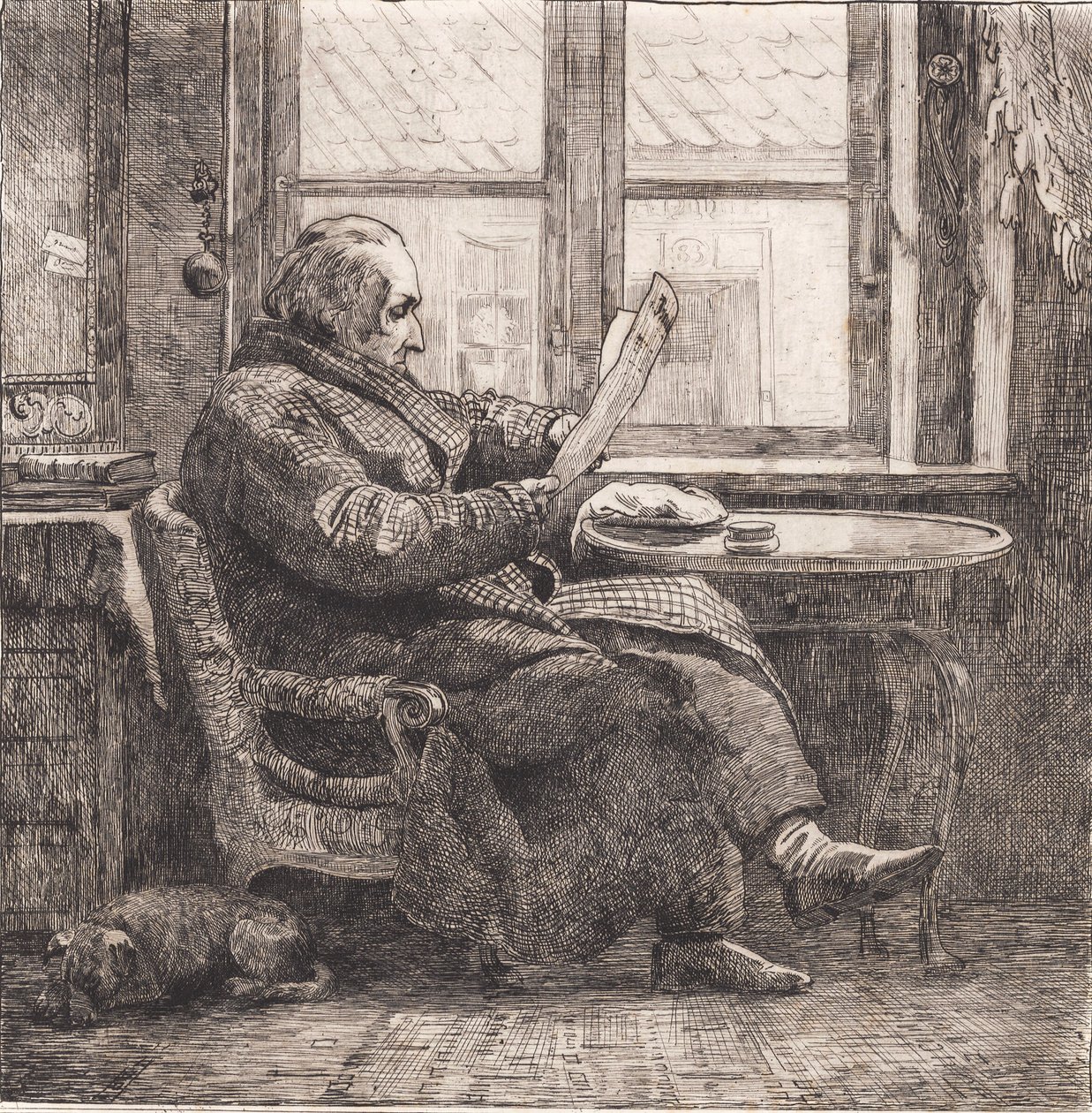 Justizrat Emanuel Bonnevie von Johan Thomas Lundbye