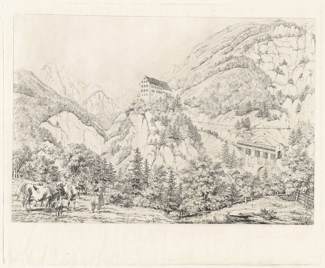 Der Georgenberg in Tirol von Johann Adam Klein