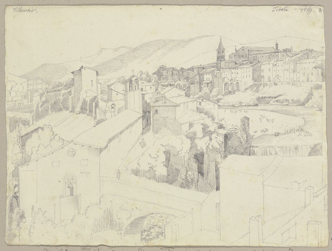 Aus: Sammlung von Umrissen und Durchzeichnungen, Band 1, Blatt 71 von Johann Anton Ramboux