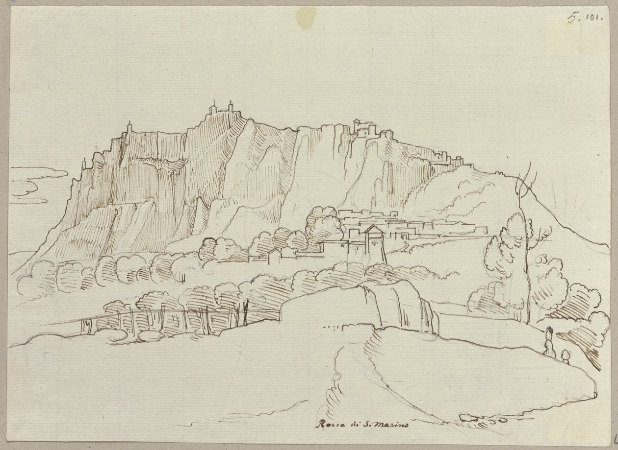 Die Republik San Marino von Johann Anton Ramboux
