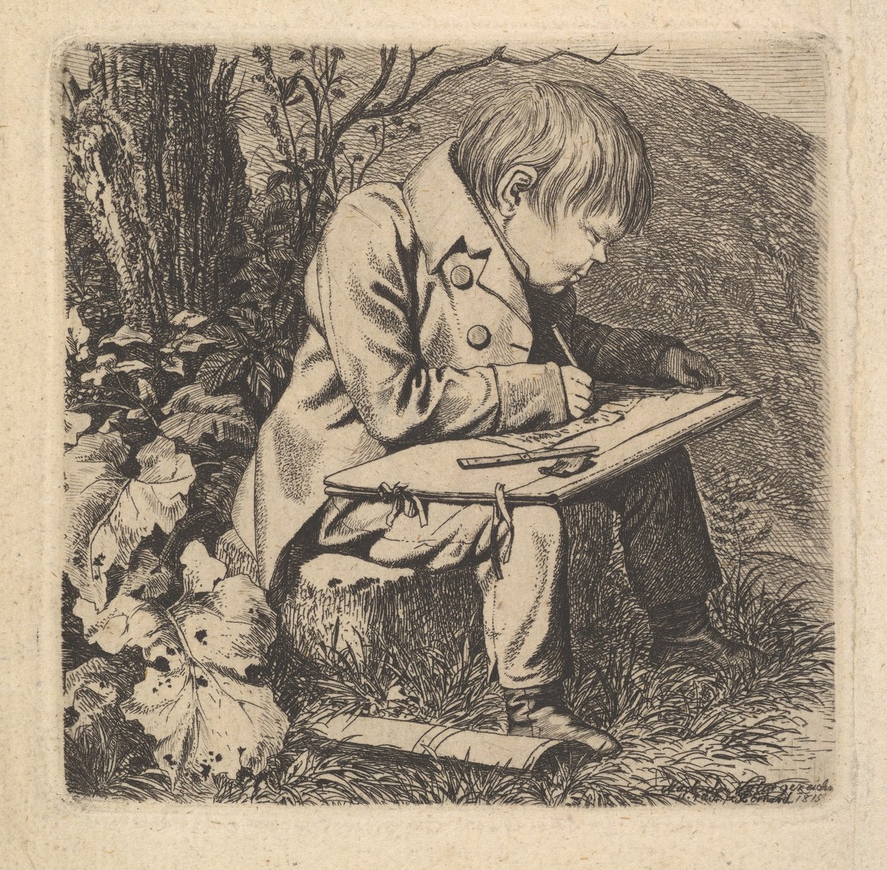 Der Künstler Hoffman, 1815 von Johann Christian Erhard