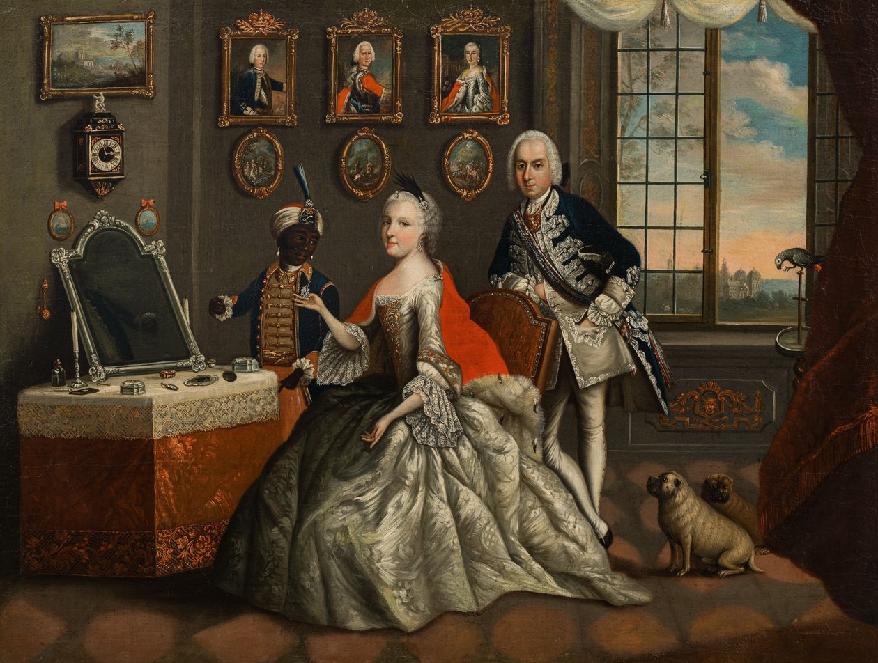 Georg Wilhelm von Hessen-Darmstadt und seine Schwester Caroline Louise von Johann Christian Fiedler
