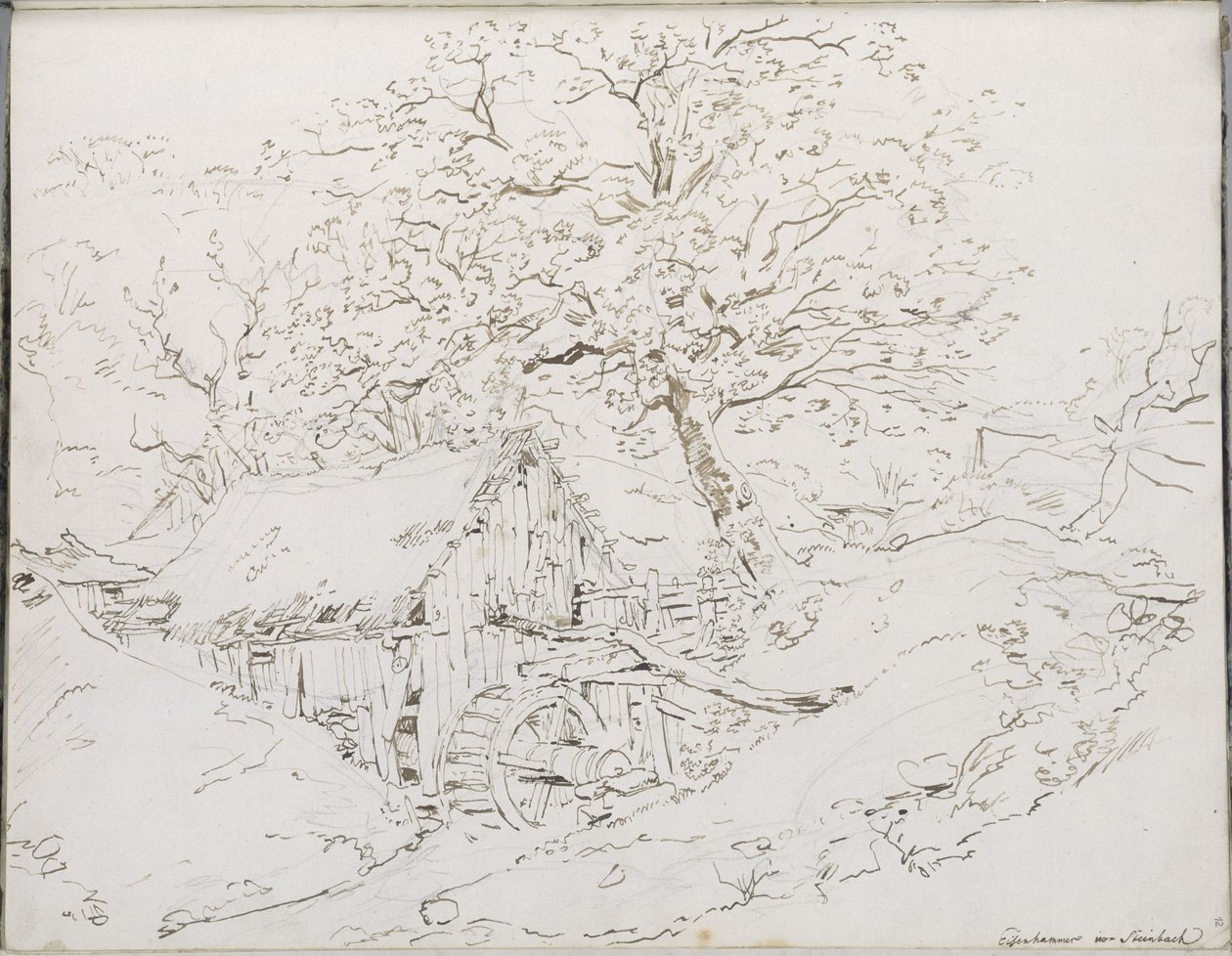 Eisenhammer im Steinbach von Johann Christian Reinhart