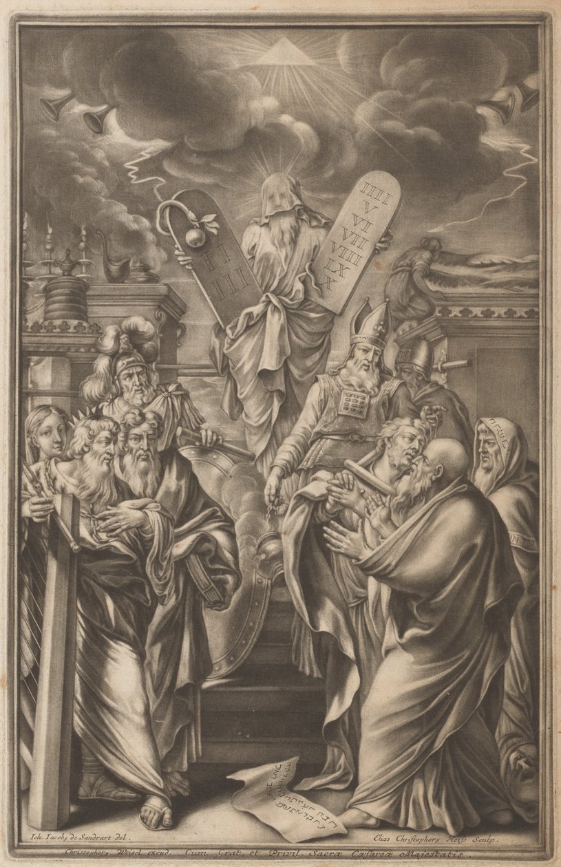 Biblia Ectypa (Bildliche Bibel) von Johann Christoph Weigel