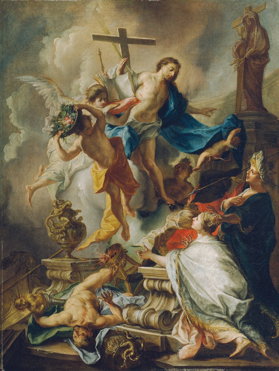 Sieg des Christentums über das Heidentum von Johann Evangelist Holzer