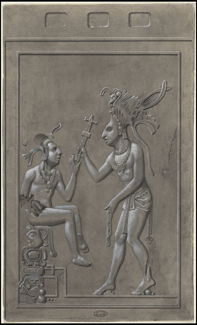Eine Sammlung von Waldecks Originalkunstwerken aus Mesoamerika, Box 2 von 22 von Johann Friedrich Maximilian von Waldeck