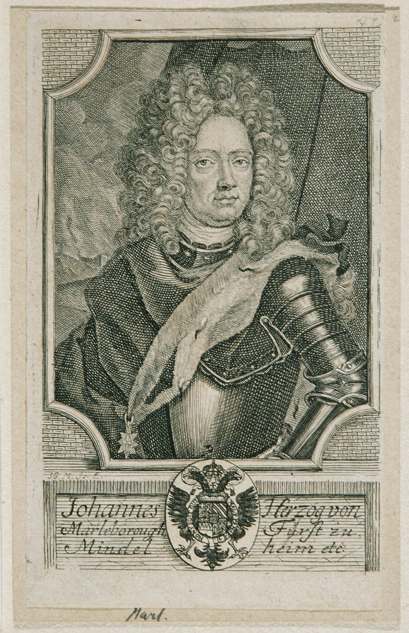 John Churchill Herzog von Marlborough von Johann Georg Mentzel