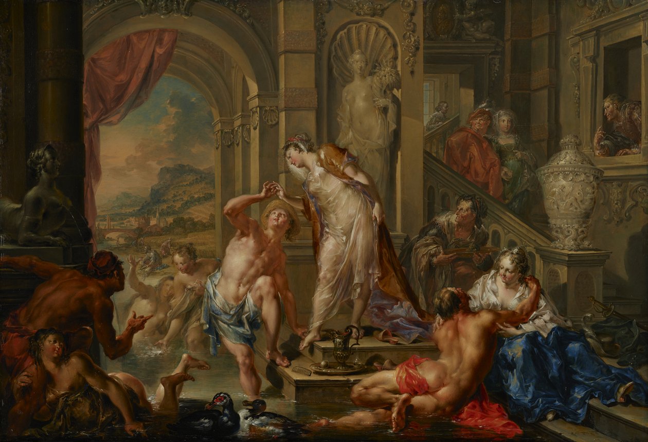Die Freuden der Jahreszeiten: Sommer, ca. 1730 von Johann Georg Platzer