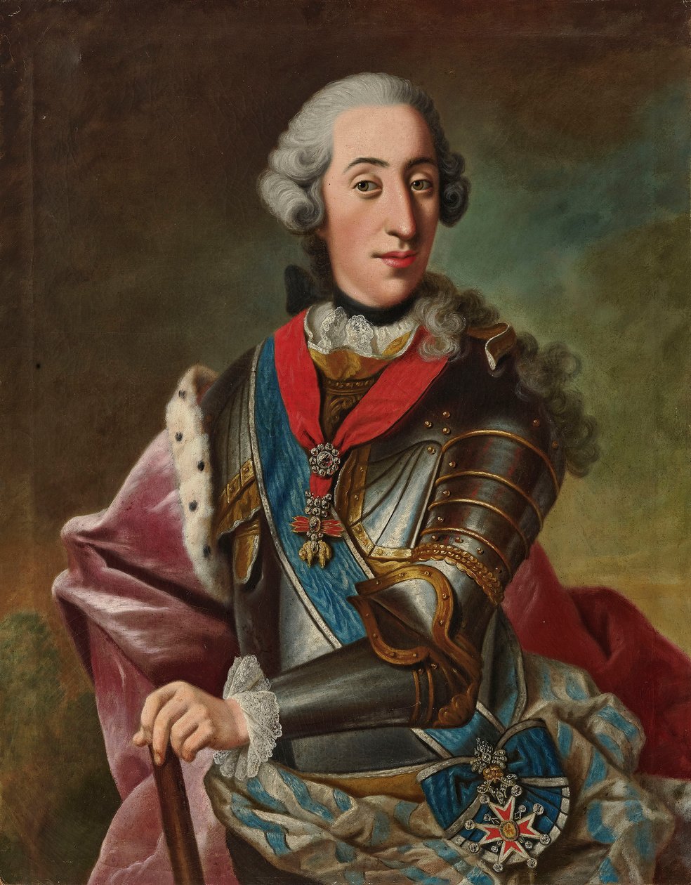Porträt von Prinz Clemens Franz von Bayern 1722-1770 von Johann Georg Ziesenis the Younger