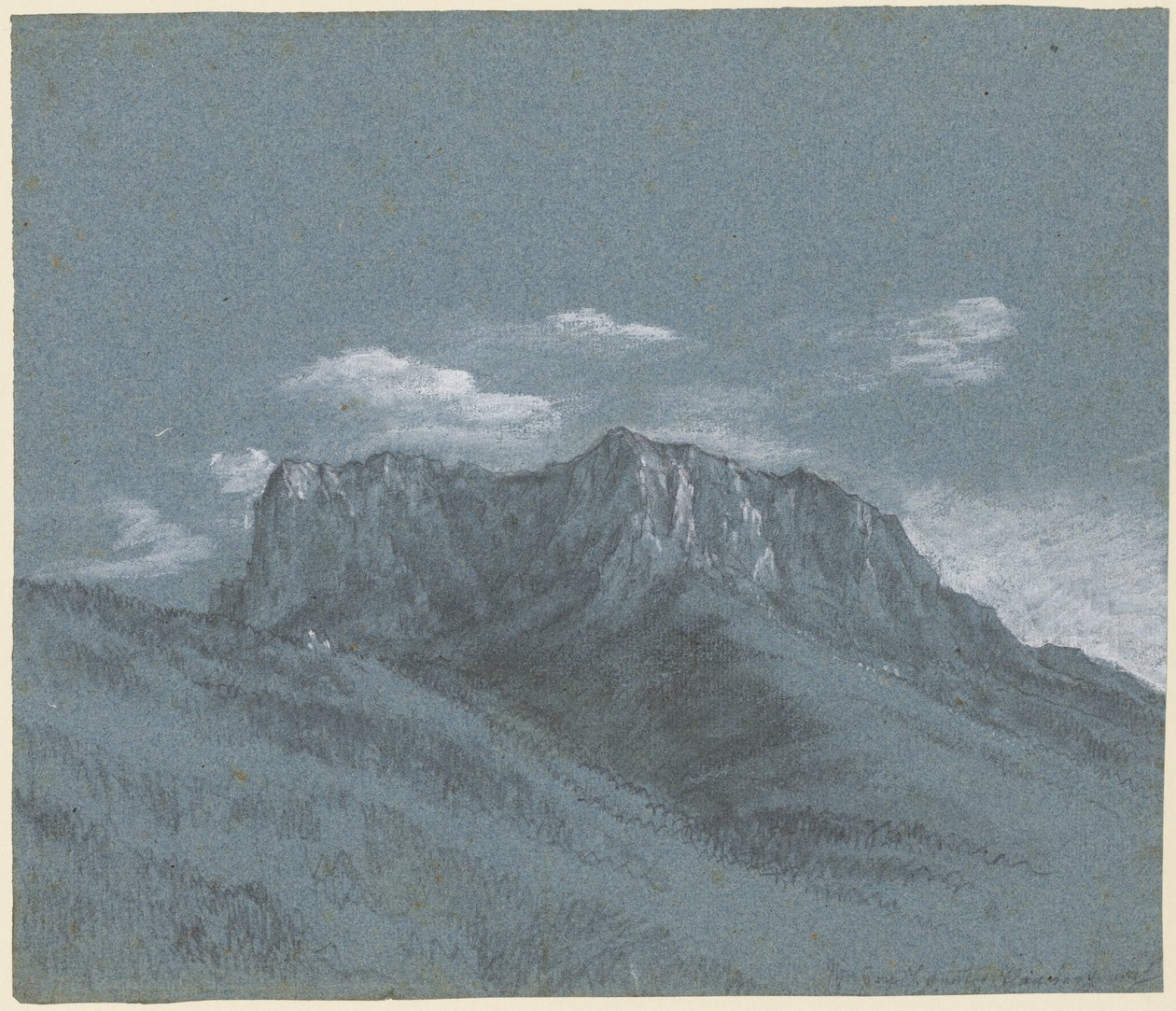 Der Rauschberg, ca. 1800 von Johann Georg von Dillis