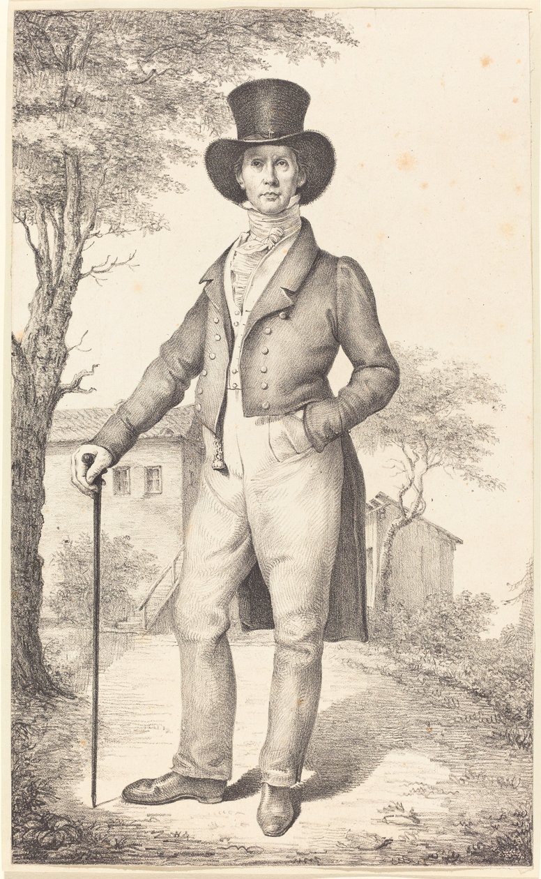 Der Oberste Regierungsrevisor Rudolf Schadow (Der Bruder des Künstlers) von Johann Gottfried Schadow