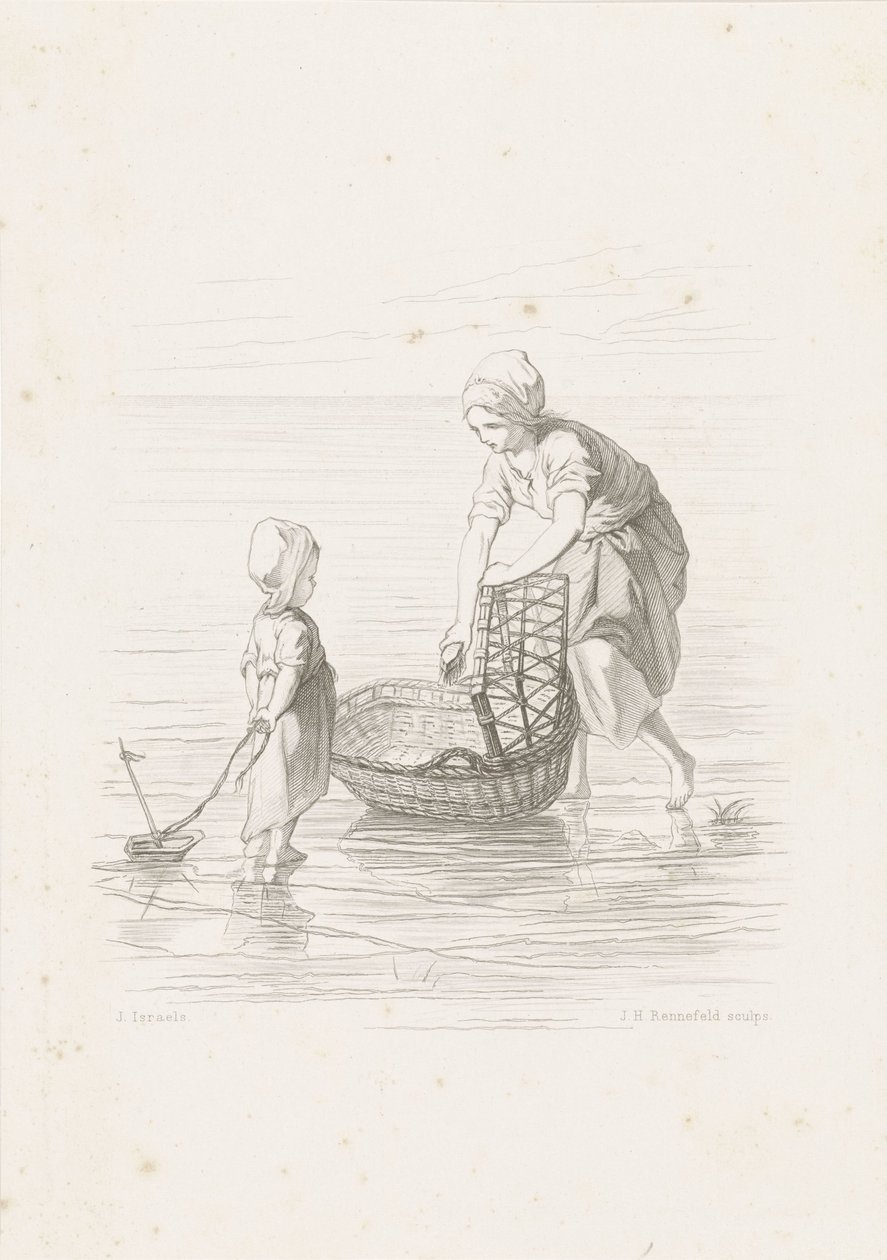 Die Wiege (Serie: Die Kinder des Meeres) von Johann Heinrich Maria Hubert Rennefeld