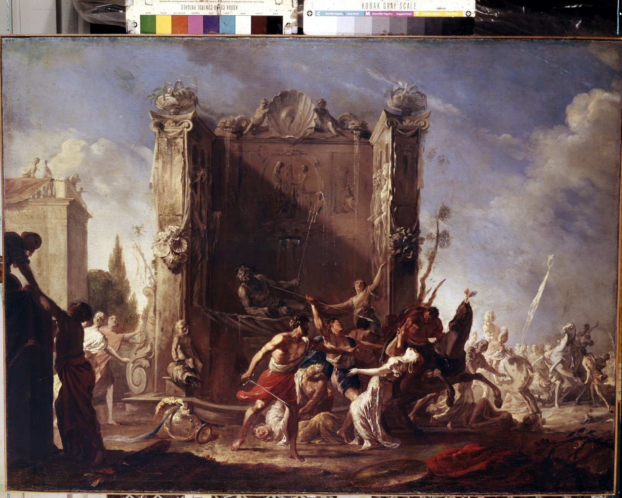 Die Entführung der Sabinerinnen von Johann Heinrich Schonfeldt