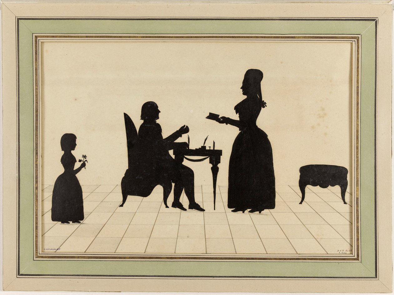 Monsieur et Madame Roland und ihre Tochter Eudora von Johann Kaspar Lavater