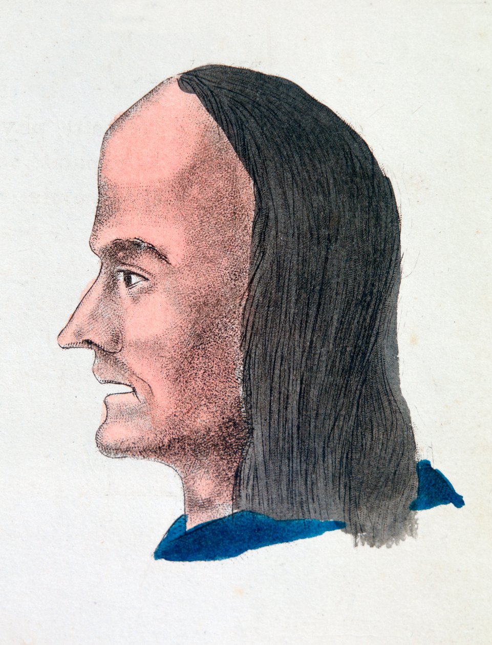 Die Gesichtszüge eines Faulenzers, 1808 von Johann Kaspar Lavater