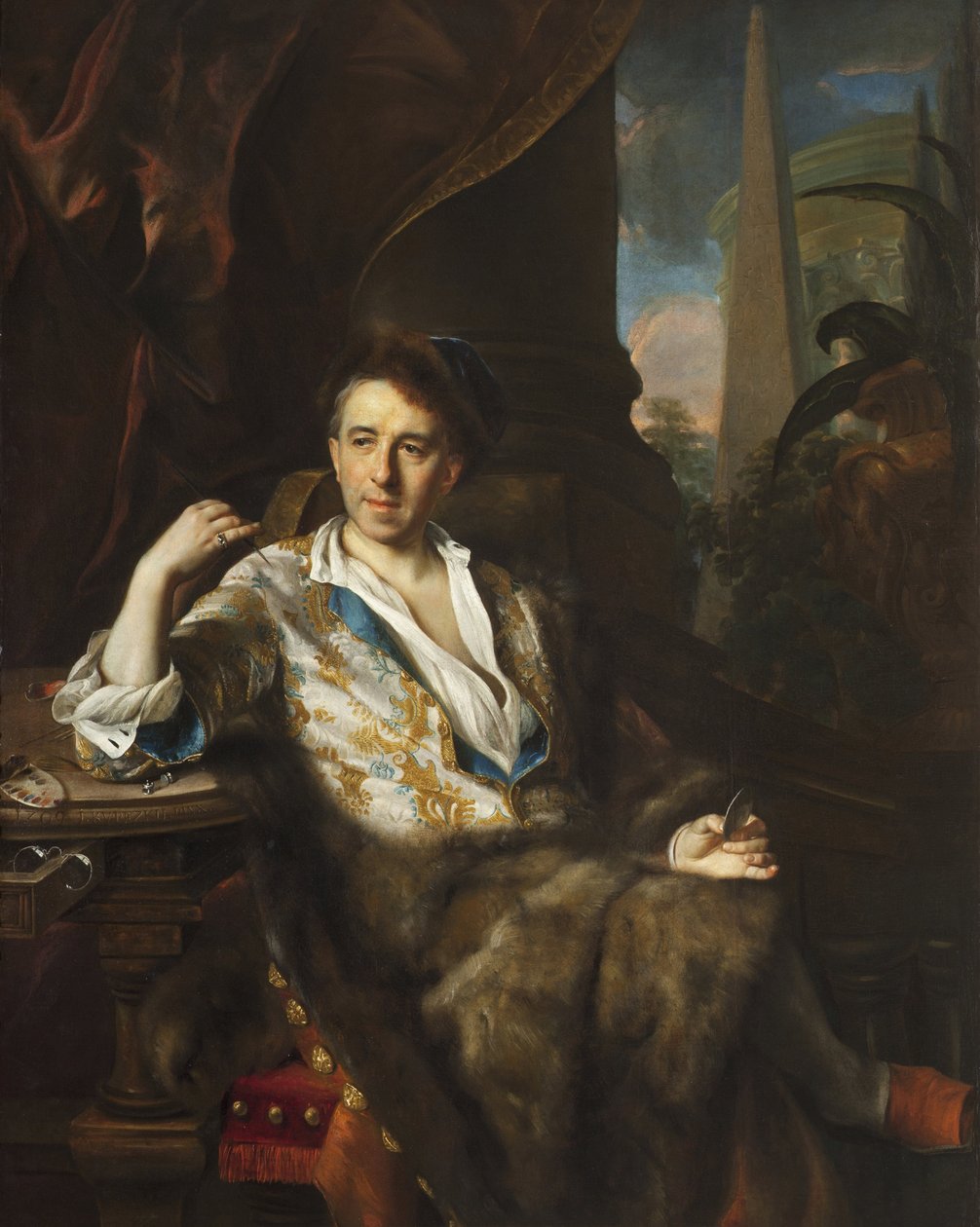 Porträt des Malers Charles Bruni von Johann Kupetzky