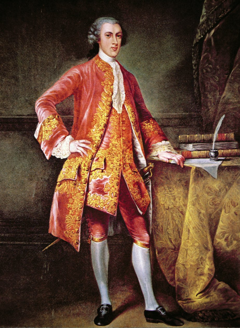 Porträt von Frederick Calvert von Johann Ludwig (after) Tietz