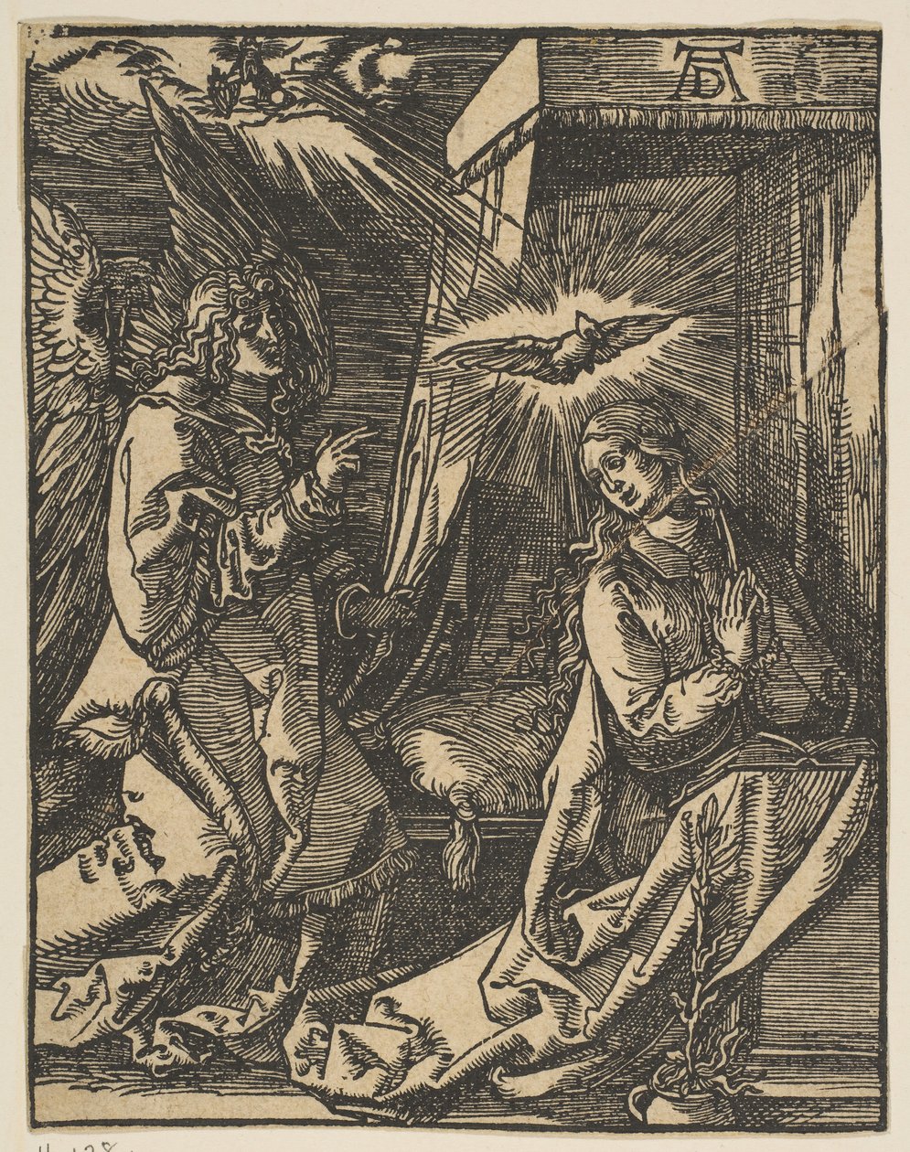 Die Verkündigung, aus der Kleinen Passion (Kopie) von Johann Mommard