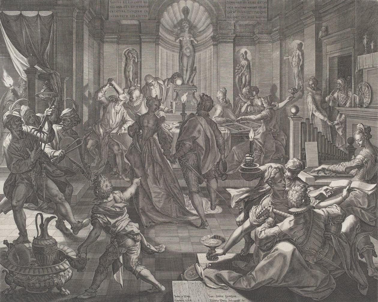 Ein Lusthaus von Johann Sadeler I