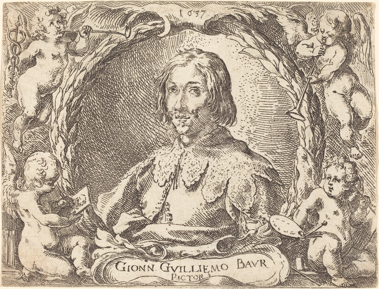 Capricci di varie battaglie Frontispiz, 1635 von Johann Wilhelm Baur