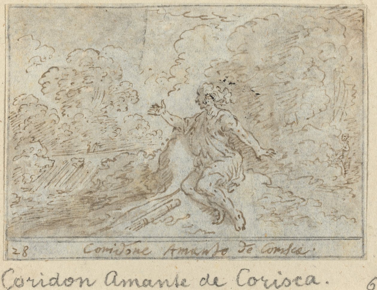 Coridone, Liebhaber von Corisca, 1640 von Johann Wilhelm Baur