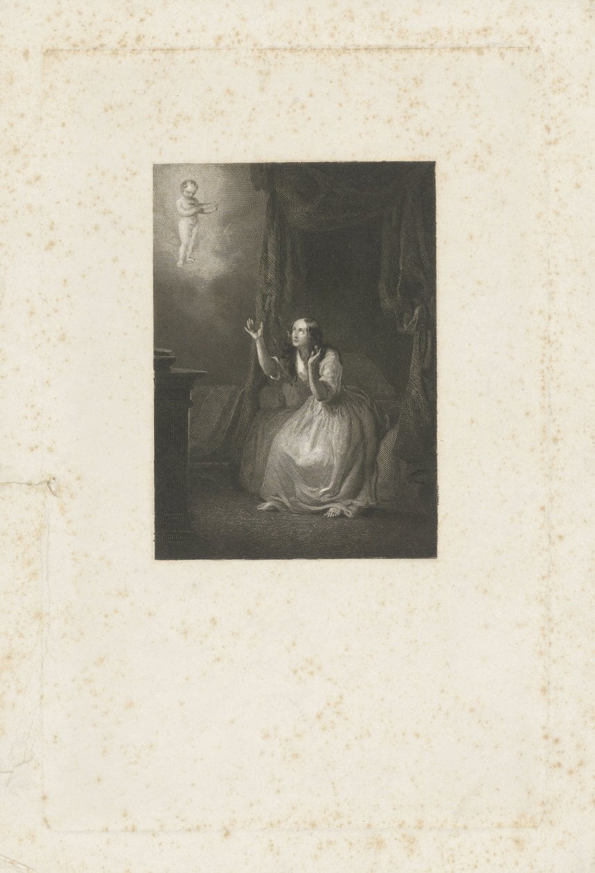 Eine junge Frau hat eine Vision von Johann Wilhelm Kaiser (I)