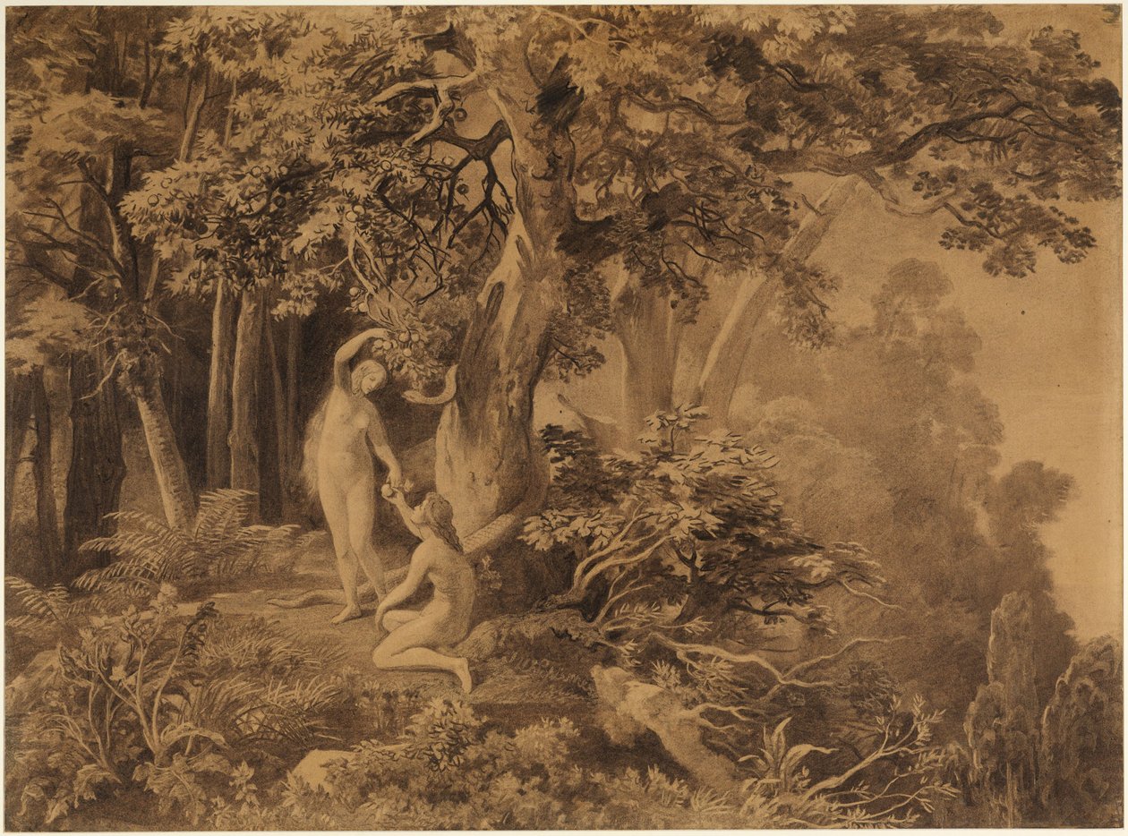 Der Sündenfall von Johann Wilhelm Schirmer