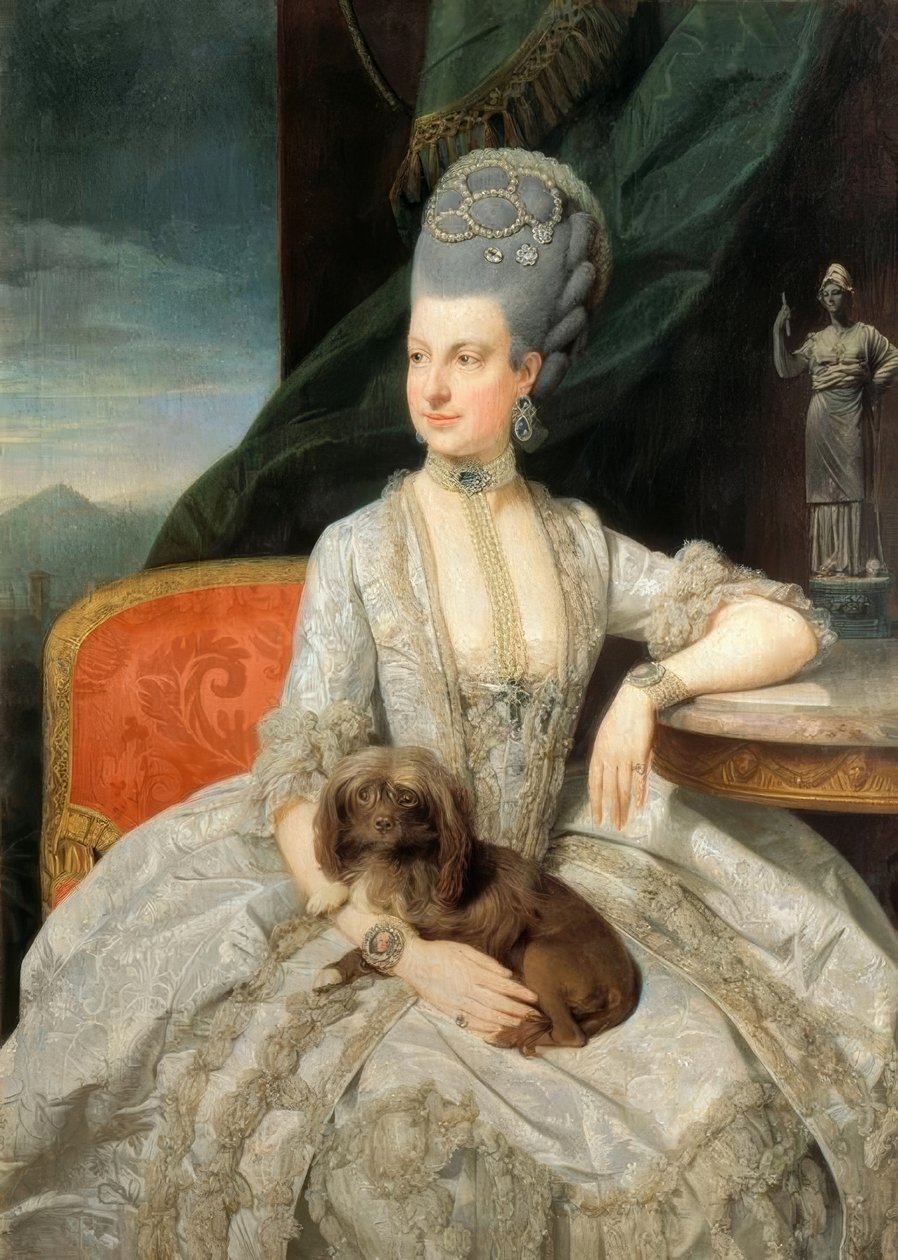 Marie Christine von Österreich von Johan Joseph Zoffany