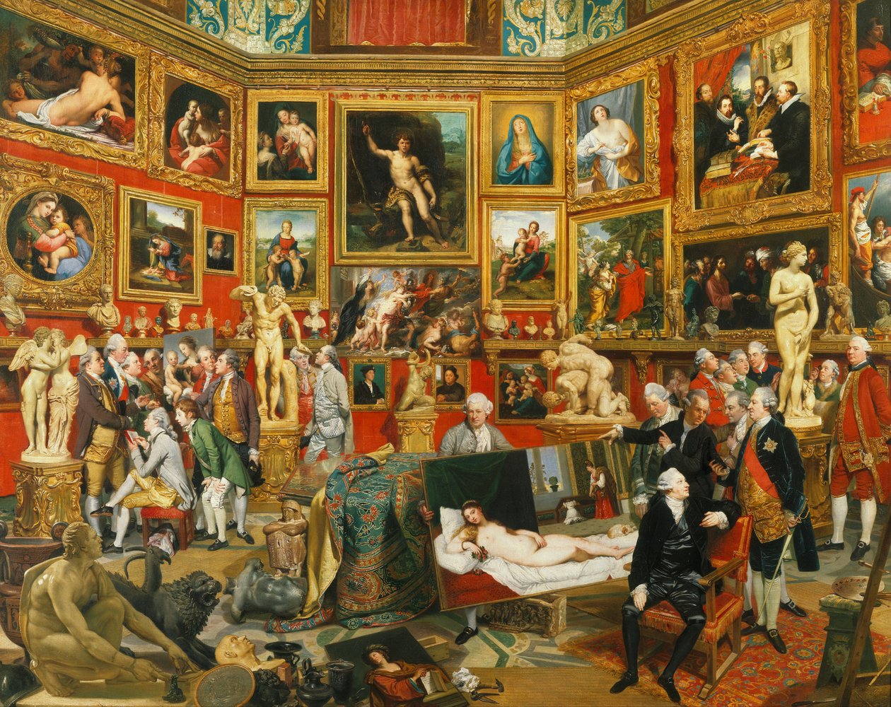 Die Tribuna der Uffizien von Johann Zoffany