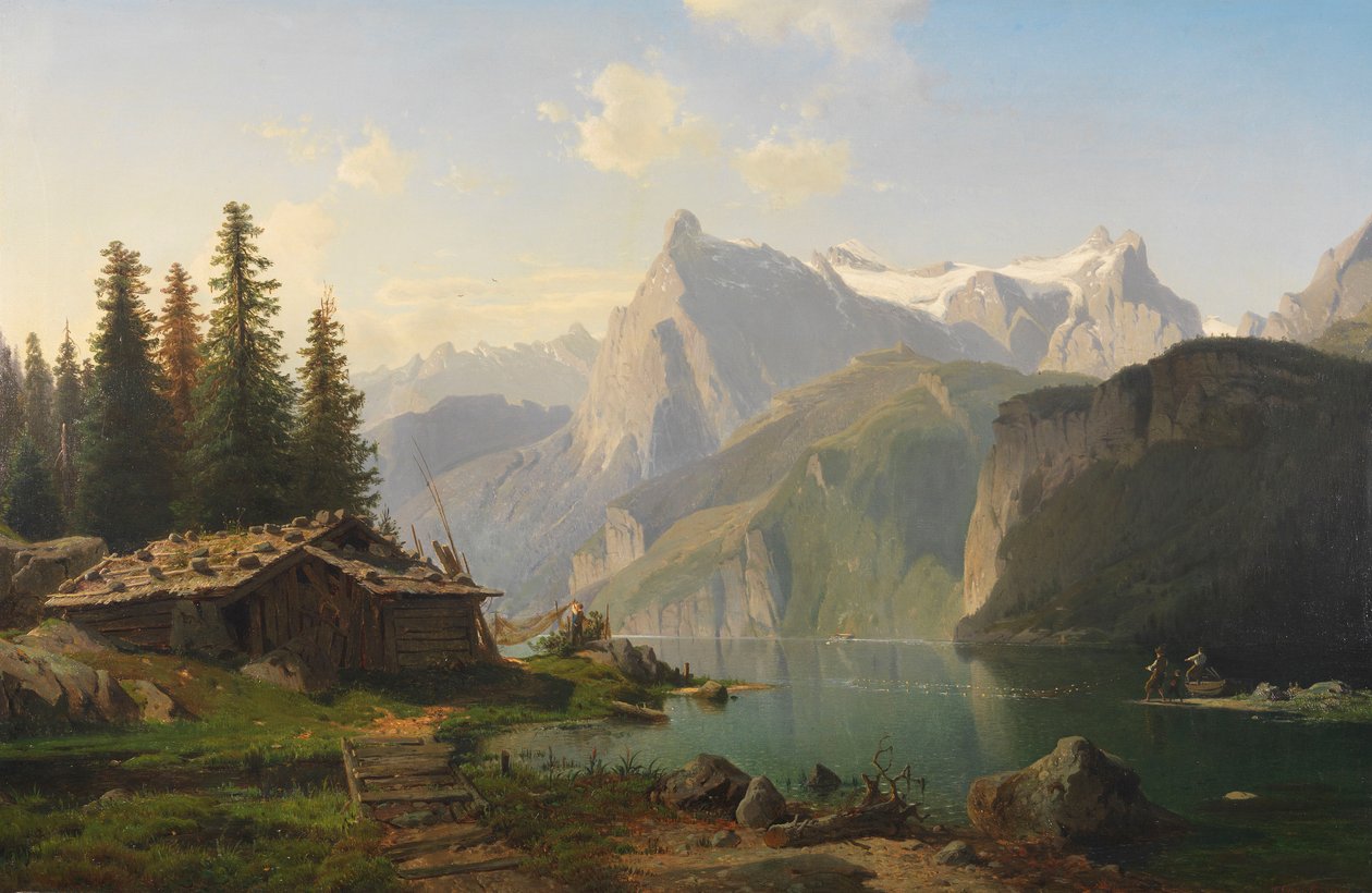 Am Vierwaldstättersee von Johannes Bartolomaus Duntze